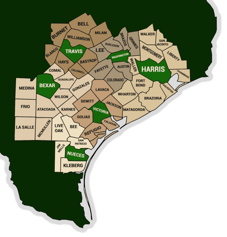 Jacob Realty Coverage Map